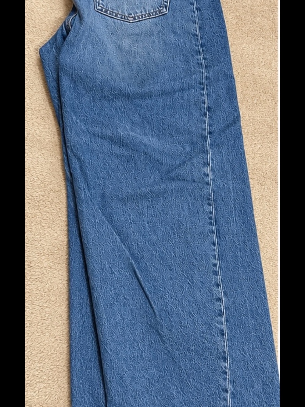 Ag Adriano Goldschmied Straight Leg Mid-Blue Jeans